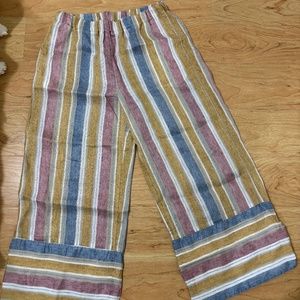 Striped Wide Leg Pant